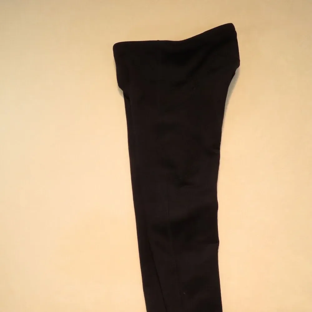 Athleta Altitude Stash Tight Leggings XS Black Polartec Powerstretch Fleece Pock